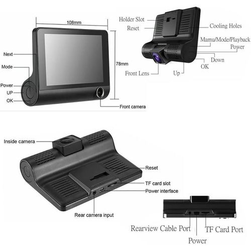 product_image_name-Generic-Car DVR Camera 1080P – Dash Cam with Night Vision, Motion Detection & Anti-Shake-2