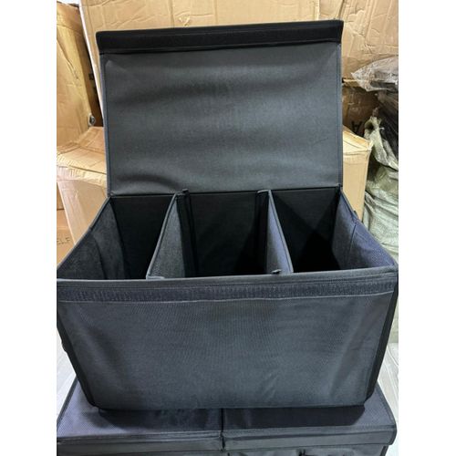 product_image_name-Generic-Foldable Premium Car Trunk Boot Organizer With Lid, Partitions & Handles-3