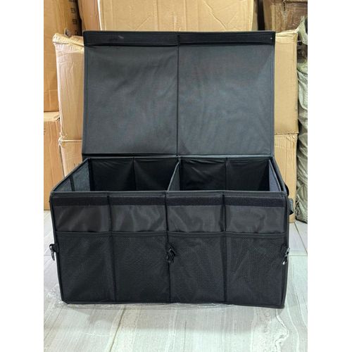 product_image_name-Generic-Foldable Premium Car Trunk Boot Organizer With Lid, Partitions & Handles-5