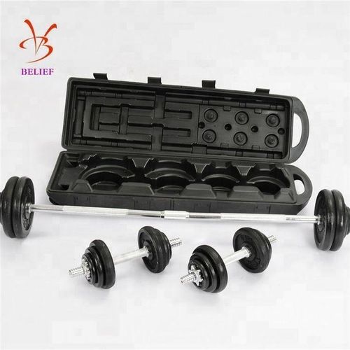 product_image_name-Generic-50kg Adjustable Chromed Cast Iron Dumbbell Weight Set With A Case-2