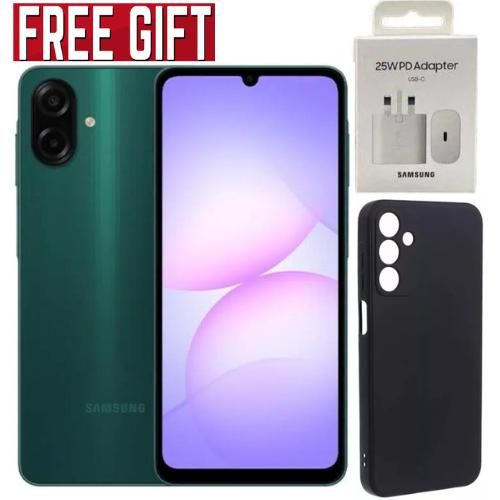 product_image_name-Samsung-Galaxy A07, 6.7'' Display, 4GB RAM + 128GB ROM (Dual Sim) 50MP Camera, 5000mAh COMES WITH FREE GIFTS (C TO C HEADER  + SILICONE COVER  ) FOR YOU    -1