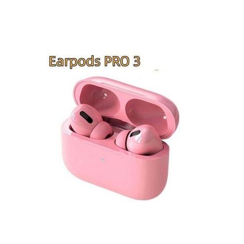 product_image_name-TWS- Airpods Pro3 Bluetooth Headsets Wireless Pods Pro Earpods Earphones - Pink-1