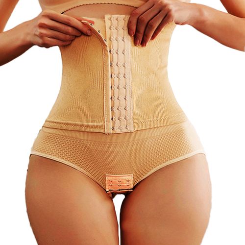 Women Postpartum Open Crotch Full Body Shaper Girdle Abdomen Women