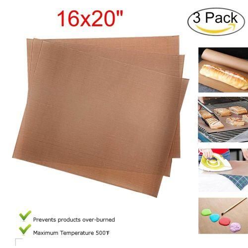 Generic 3pk Reusable Teflon Transfer Sheet For 16x20" Heat Press Craft