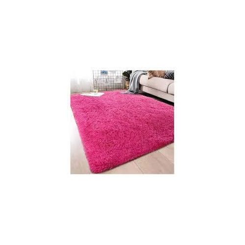 product_image_name-Generic-5 By 8 Soft Fluffy Pink Plain Carpets Non-slip Rugs Floor Mat-3