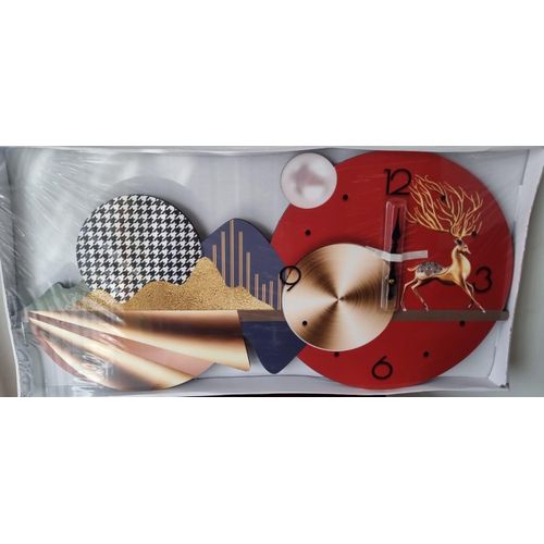 product_image_name-Generic-80x40cm Decor Wall Clock 2647 Now Available In 22 Elegant Design Options-5