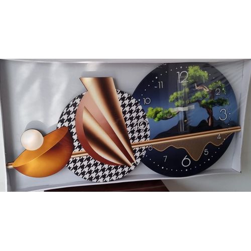 product_image_name-Generic-80x40cm Decor Wall Clock 2647 Now Available In 22 Elegant Design Options-6