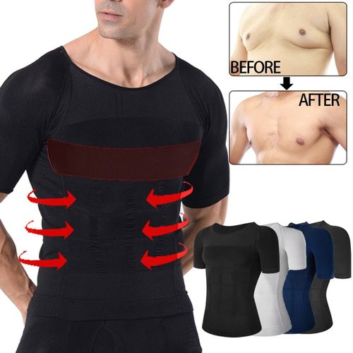 Mens Waist Trainer Body Shaper With Abdomen Reducer, Mens Belly