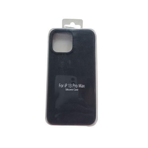 product_image_name-Apple-iPhone 13 Pro Max Stylish Black Silicone Phone Case Protective Cover-1