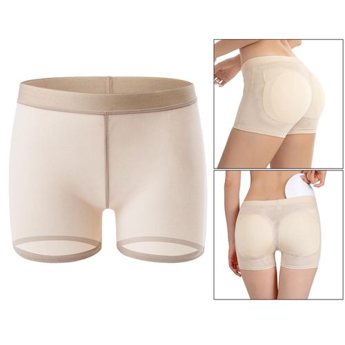 Generic Women Padded Pants Butt Lifter Panty Body Enhancer Beige L @ Best  Price Online