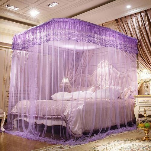 product_image_name-Generic-5 by 6 purple 2stand/Rail net mosquito net-3
