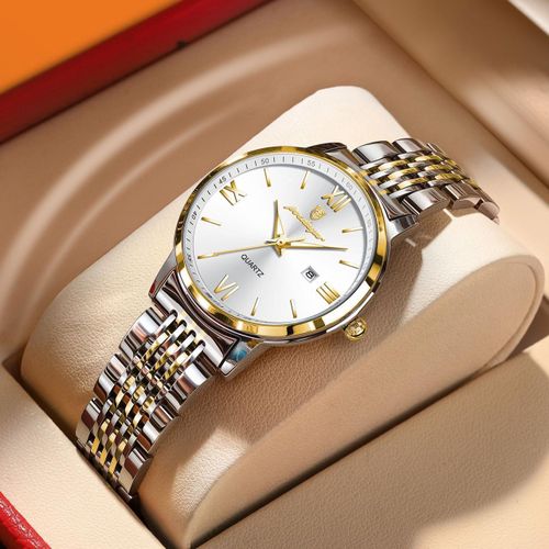 product_image_name-POEDAGAR-Two-Tone Luxury Quartz Wristwatch-1