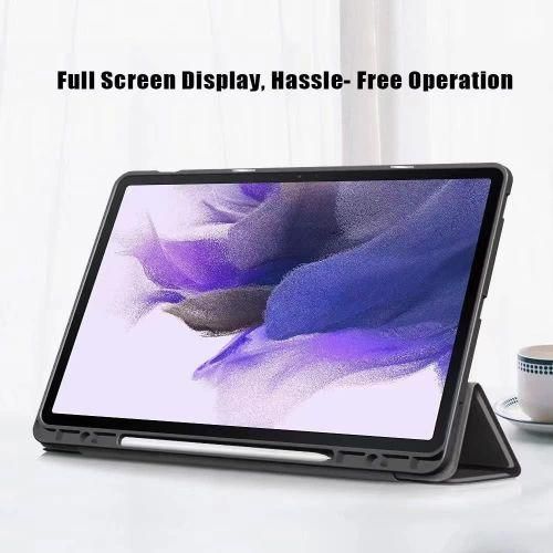 product_image_name-Generic-Tablet Case with Pen Holder- Ultra Slim TPU Backshell Folio Stand Cover for Galaxy Tab S8 Ultra 14.6(SM-X900/ X906)-2