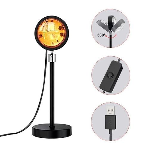 product_image_name-Generic-Sunset Projector with Remote Control for Personalized Lighting Effects-1