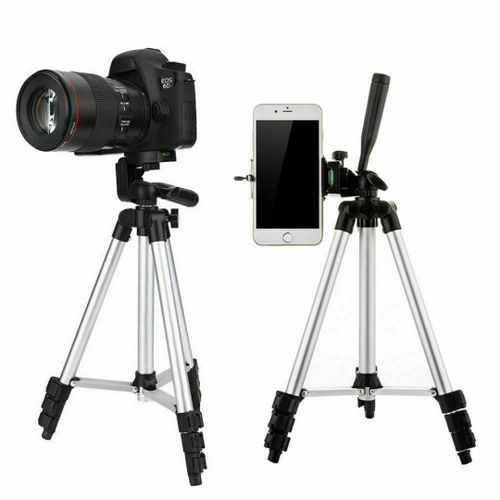 product_image_name-Generic-Tripod 330A Professional Camera Tripod With Mobile Holder , Portable Camera Tripod-1