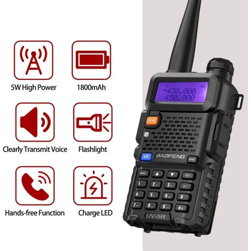 product_image_name-Generic-Baofeng UV-5R Dual-Band Handheld Walkie Talkie Two-Way Communication Device Emergency FM Radio LED Flashlight Outdoor-1