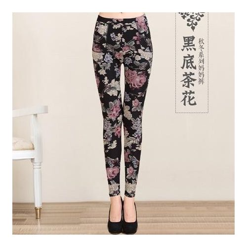 Generic Yavo Soso Autumn Winter Style Plus Velvet Warm Leggings Women Plus  Size Xxxl Printing Flowers 20 Colors Thick Women's Pants @ Best Price  Online