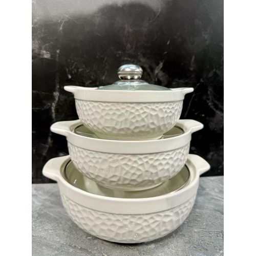 product_image_name-Generic-3-in-1 Ceramic Serving Dish Set – Stylish 3-Course Casseroles for Home Dining-3