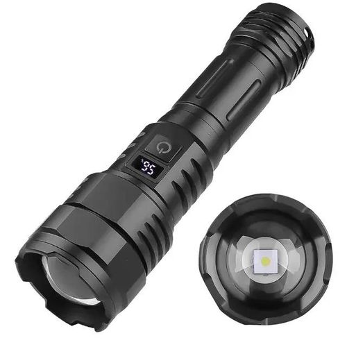 product_image_name-Generic-2000 Lumens XML T6 Zoomable Flashlight – Adjustable Focus Torch with High-Powered LED for Outdoor Exploration-1