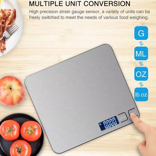 15KG LCD Electronic Kitchen Scales 15kg 1g Stainless Steel Diet