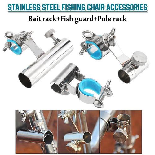 Generic 3Pcs Stainless Steel Chair Pole Rack Mount Bracket Holder Set Boat  Yacht @ Best Price Online