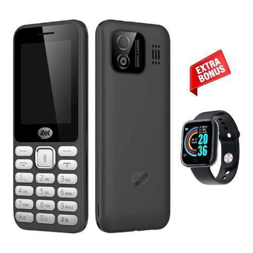 product_image_name-Generic-Itel 5032, 2.4" Display, Ultra Slim, 1000mAh, FM Radio, Type C - Black-1