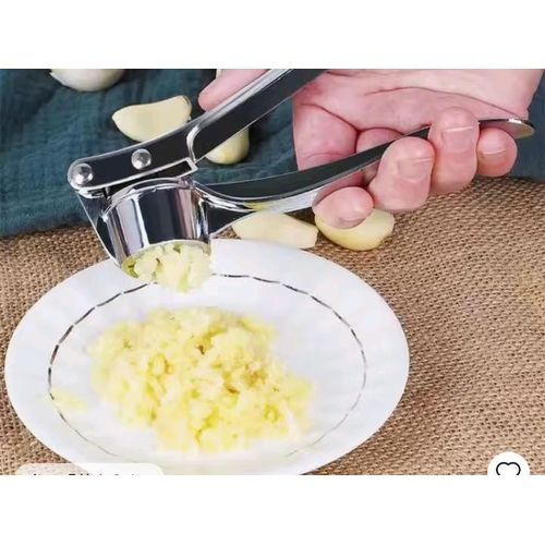 product_image_name-Generic-Handheld Stainless Steel Garlic Press – Kitchen Cooking Tool-3