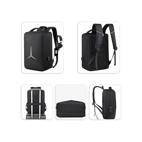 Generic Hard Shell Gaming Laptop Backpack, 17' Double