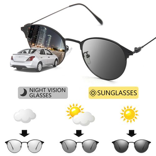 Fashion Photochromic Sun Glasses Men Anti Blue Light Glasses Frame  Polarized Sunglasses @ Best Price Online