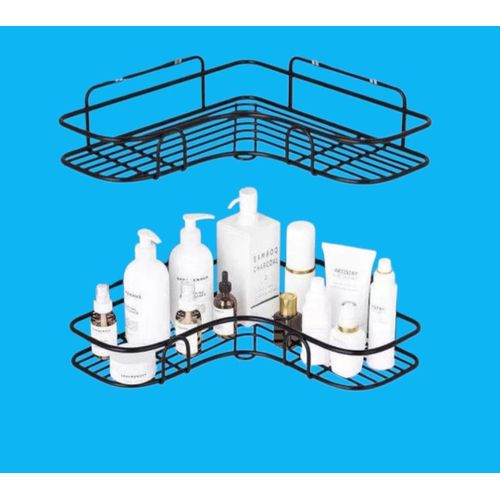 product_image_name-Generic-Bathroom/Toilet/Kitchen Corner Shelf Organizer-Black-1