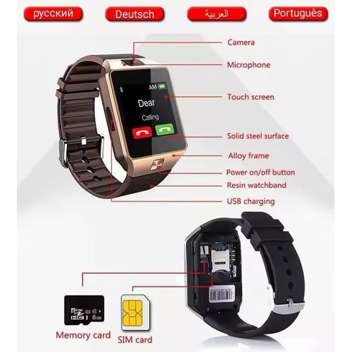 product_image_name-Generic-W007 Bluetooth Smart Watch Touch Screen Activity Tracker for Android iPhone Daily Fitness-2