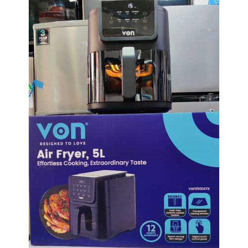 product_image_name-VON-Digital Air Fryer – Black-1
