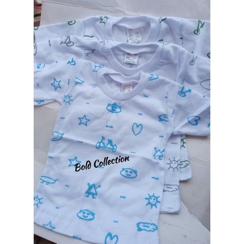 Fashion 3Pack Purest Cotton Printed Newborn Baby Tshirts(0-12M) @ Best  Price Online