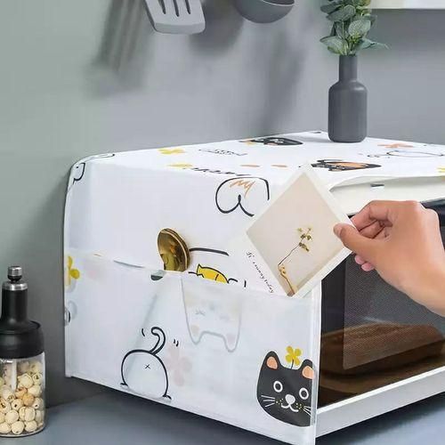 product_image_name-Fashion-Microwave Oven Cover Storage Bag- Oil/Dust-Proof-2