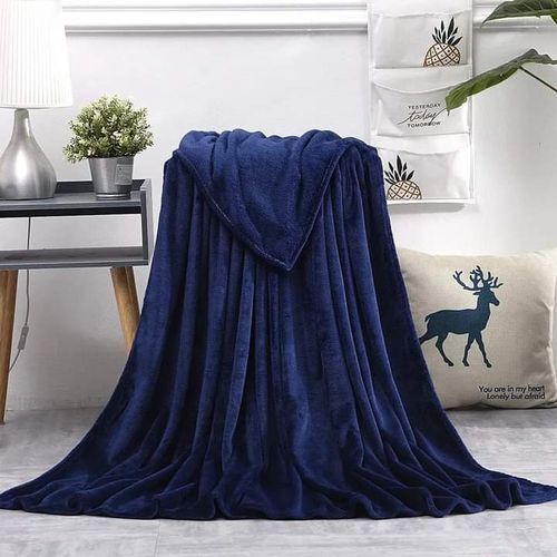 Fleece Throw Fleece Blanket Navy Blue Best Price Online Jumia Kenya