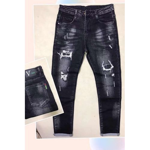 Fashion Non Faded Denim STOCK Jeans For Men- Mixed Black | Jumia Nigeria