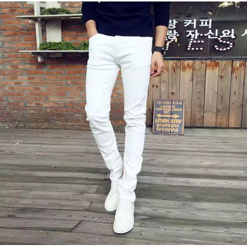 product_image_name-Fashion-Whites plain soft denim jeans -1