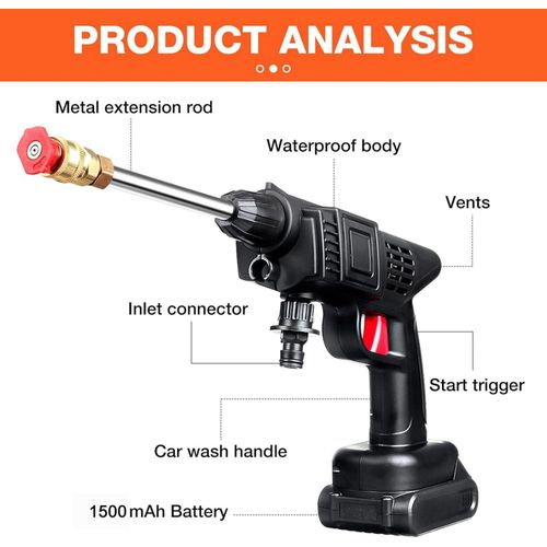 product_image_name-Generic-Rechargeable Cordless Car Washer Gun for Home and Outdoor Cleaning-3