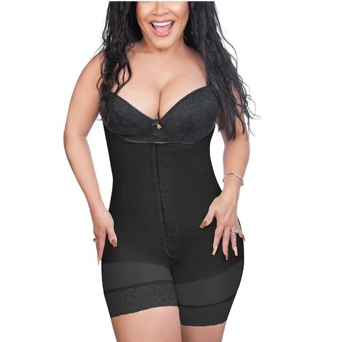 Fashion Women Shapewear Open Bust Adjustable Straps Tummy Control Skims BBL Butt  Lift Corset Fajas Colombianas Post Surgery Compression @ Best Price Online