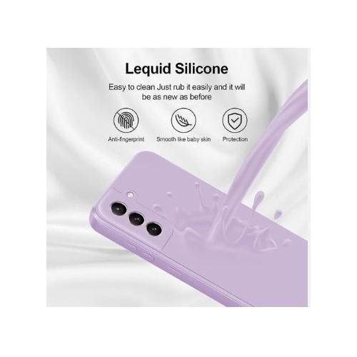 product_image_name-Generic-Samsung Galaxy S21+ Phone Case Soft Silicone Back Cover with Shockproof Protection, Slim Fit Design and Anti-Fingerprint Coating-2