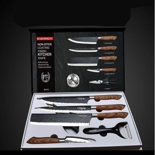 product_image_name-Generic-6PC PROFFESSIONAL CHEF KNIFE SET /  STAINLESS STEEL KNIFE SET-1