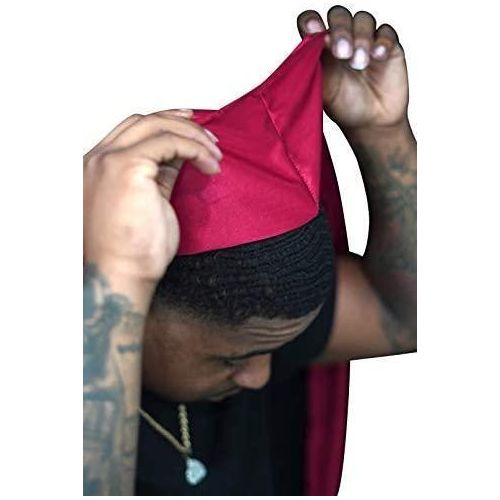 product_image_name-Fashion-Maroon Silk Durag-3