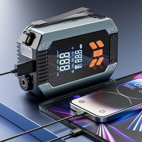 product_image_name-Generic- New Technology Car Jump Starter with Air Compressor Kit -2