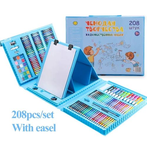 H & B Odorless Art Supply Kit For Kids, 208-Piece