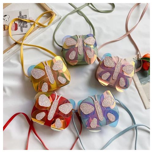 product_image_name-Generic-Cute Girl's Handbag Sling Bags Crossbody Bag Coin Purse Butterfly Wings-2