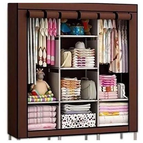 product_image_name-TC- Metallic Portable 3 Column Cloth Wardrobe-1