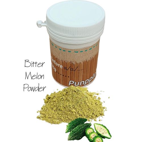 product_image_name-Punpple-Bitter Melon/Gourd Powder VITAMINS A C POTASSIUM ZINC IRON BLOOD SUGAR jm-1