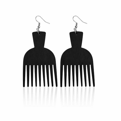 product_image_name-African- Wooden  Earrings -2