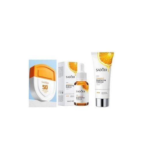 product_image_name-SADOER-3 in 1, Sunscreen SPF 50 + Vitamin C Serum + Vitamin C Cleanser Face Brightening combo, with a Sunscreen-1