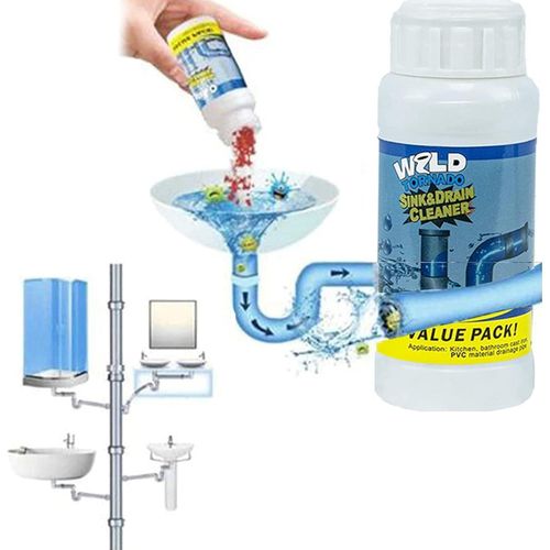 product_image_name-Generic-Wild Tornado Sink And Drain Cleaner, Powerful Sink And Drain Cleaner Powder, For Kitchen And Toilet Pipes Cleaning Tool-1